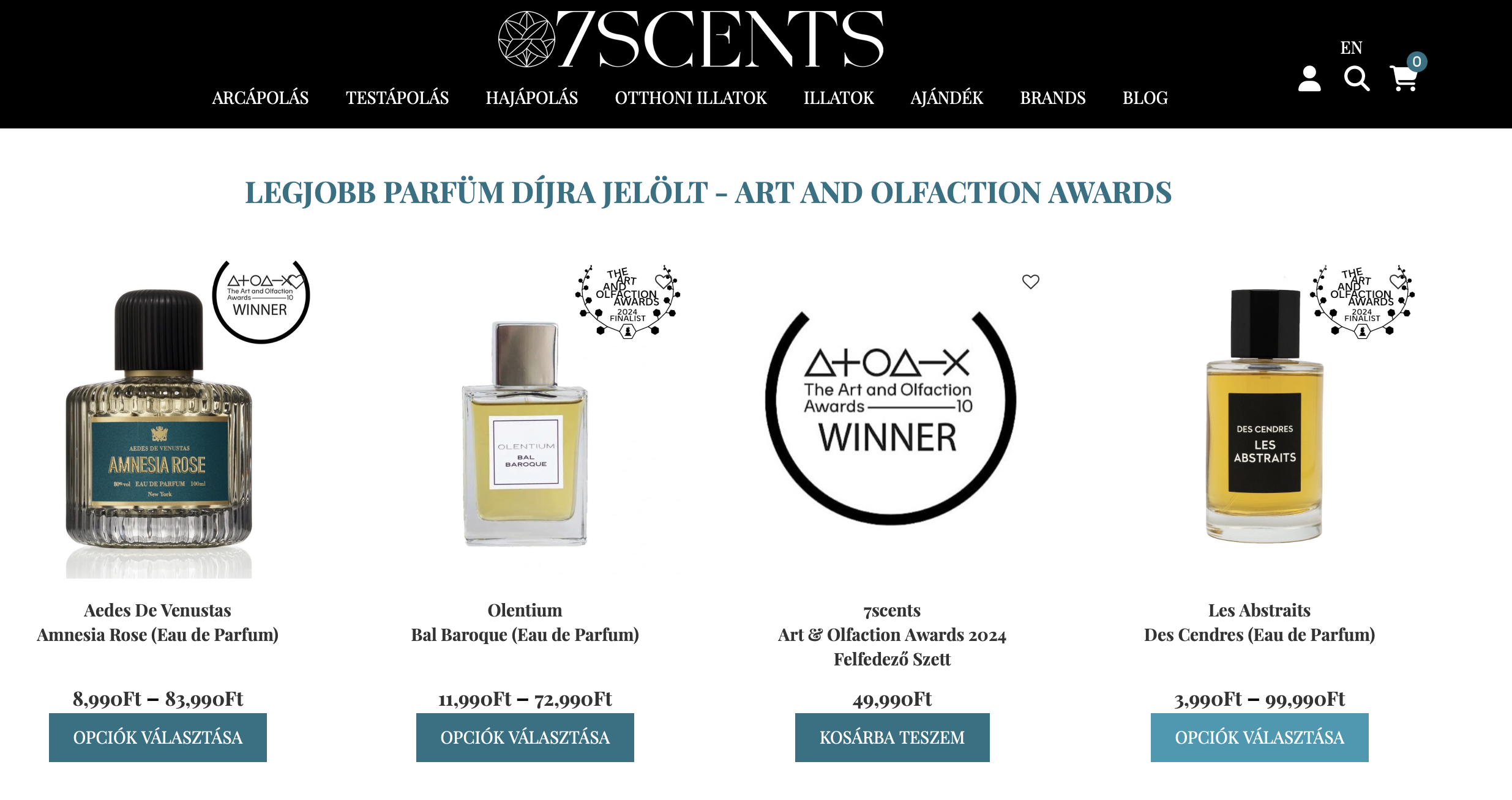 7scents perfumery webshop