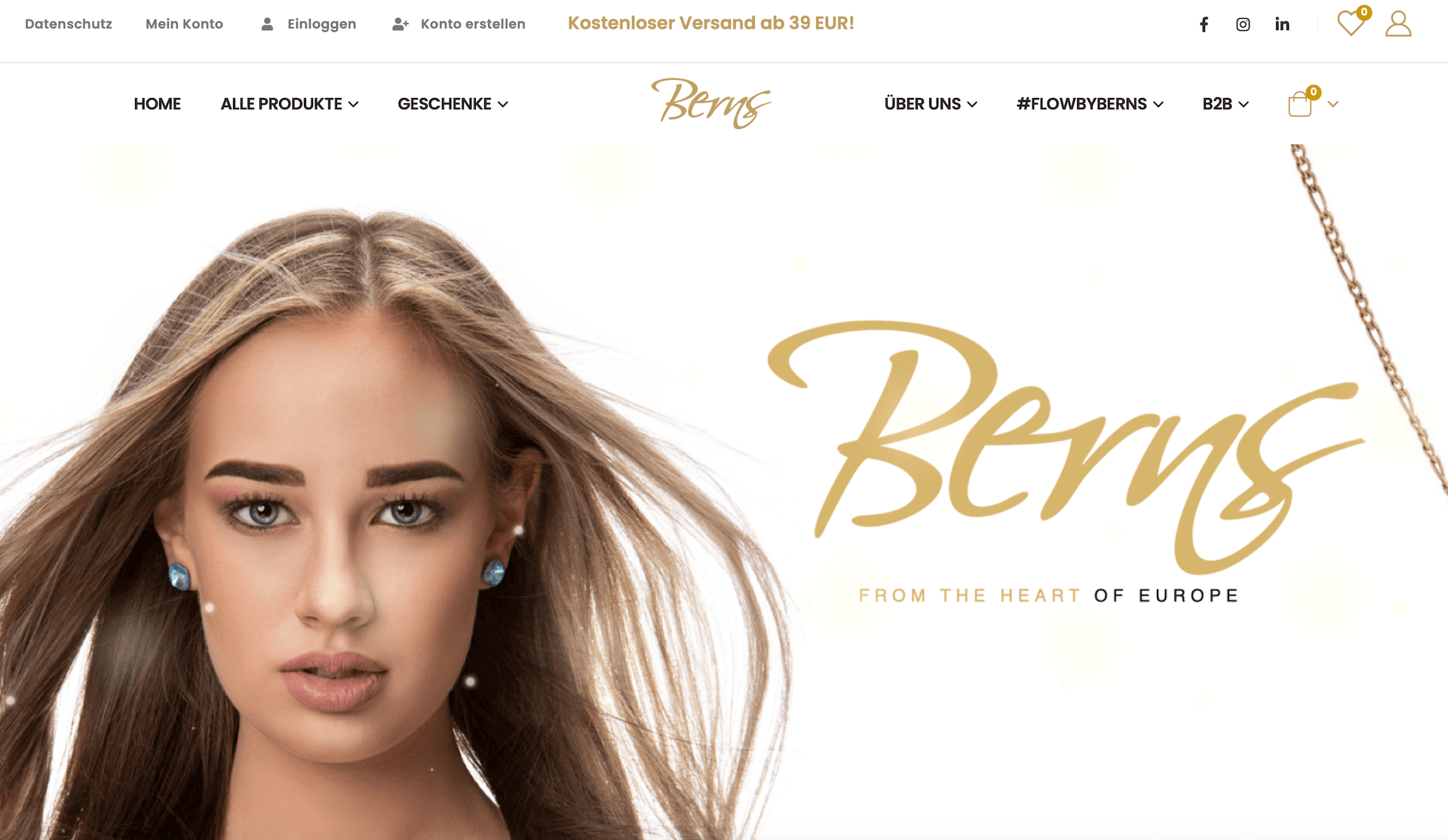 Berns Schmuck - Luxury webshop for Jewelry