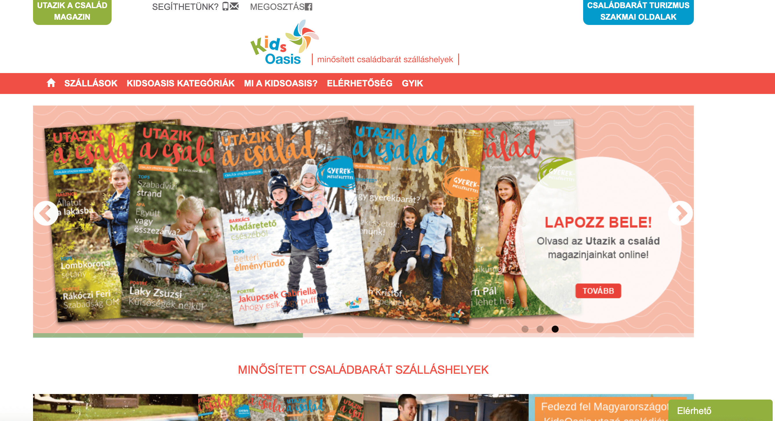 KidsOasis - Certified family-friendly accommodation TYPO3 platform