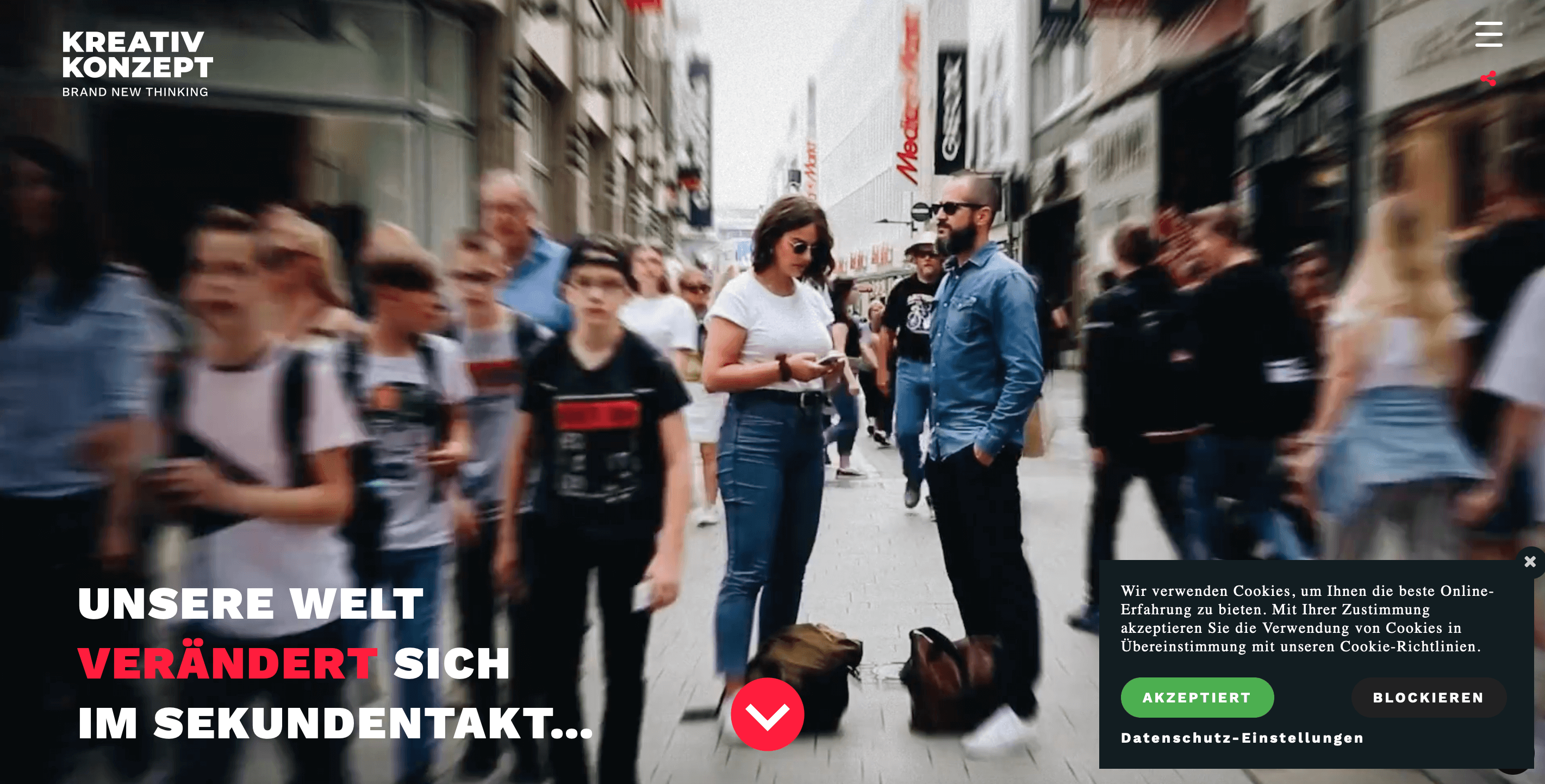 Kreativ Konzept - Creative Agency Website