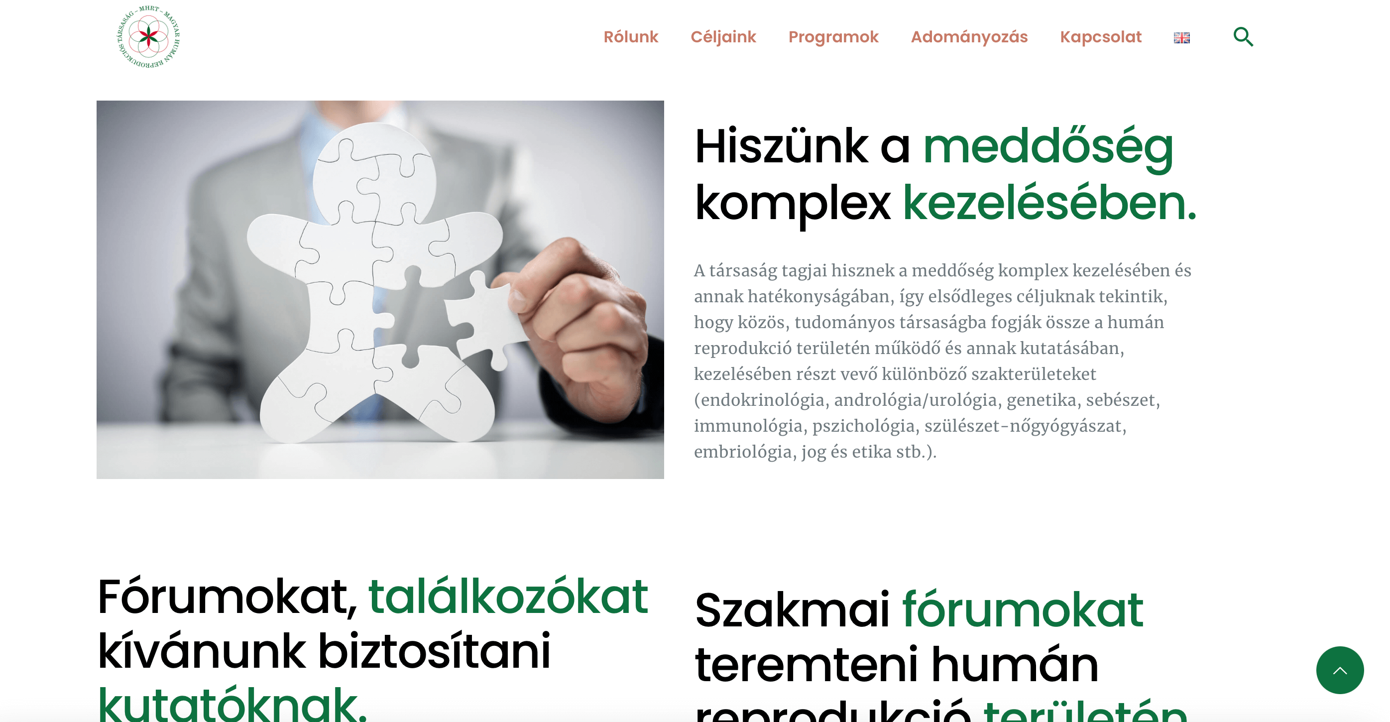 MHRT - Hungarian Society for Human Reproduction website