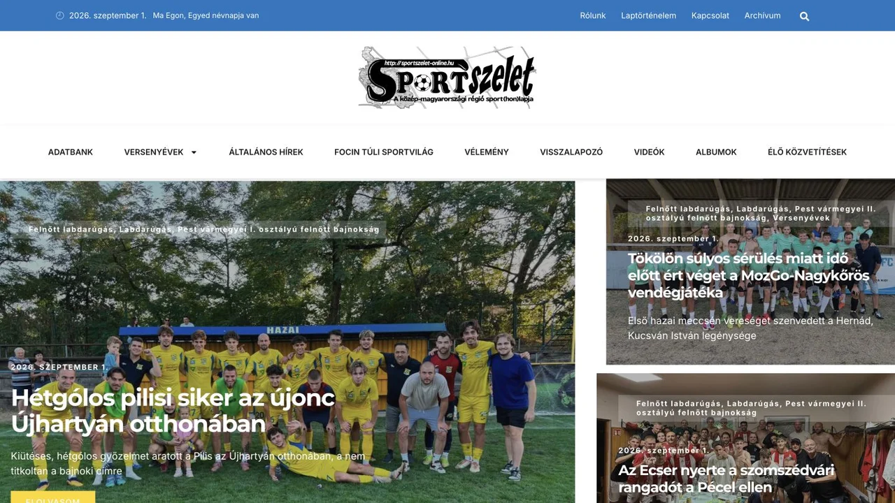 Sportszelet Online – WordPress News Portal